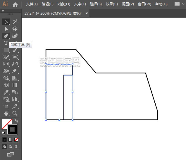 ai怎么畫打孔機圖標