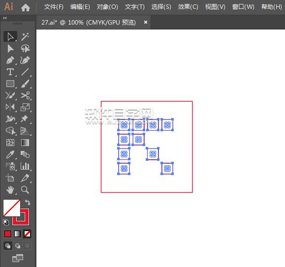 ai怎么畫向左上角箭頭符號