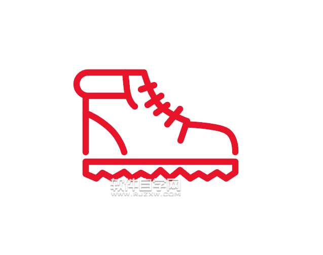 ai怎么畫卡通鞋圖案