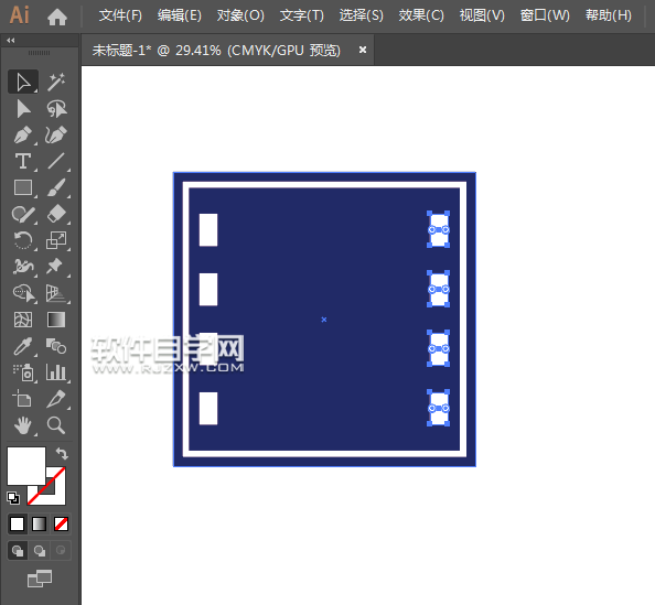 ai怎么畫允許掉頭路牌