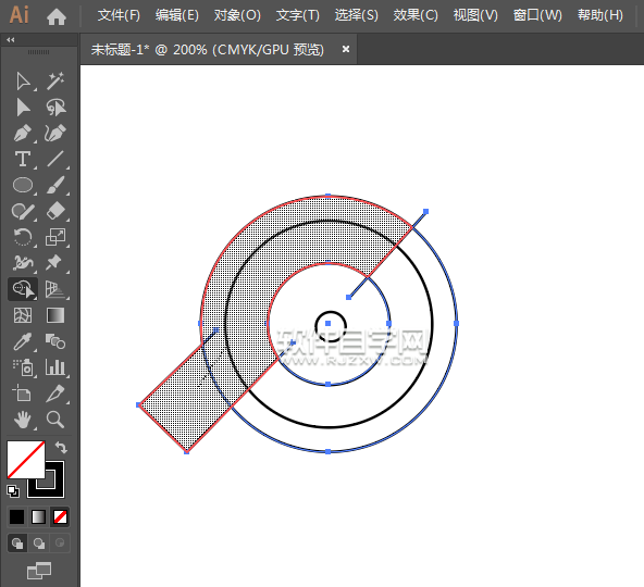 ai怎么畫卡通切割機(jī)
