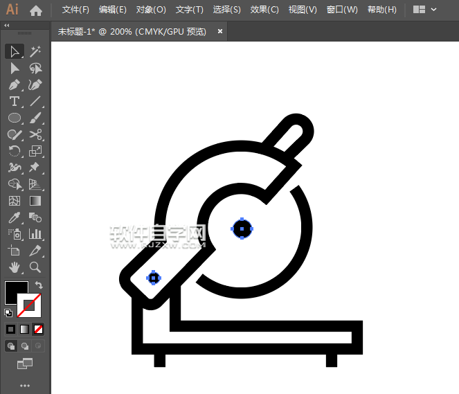 ai怎么畫卡通切割機(jī)