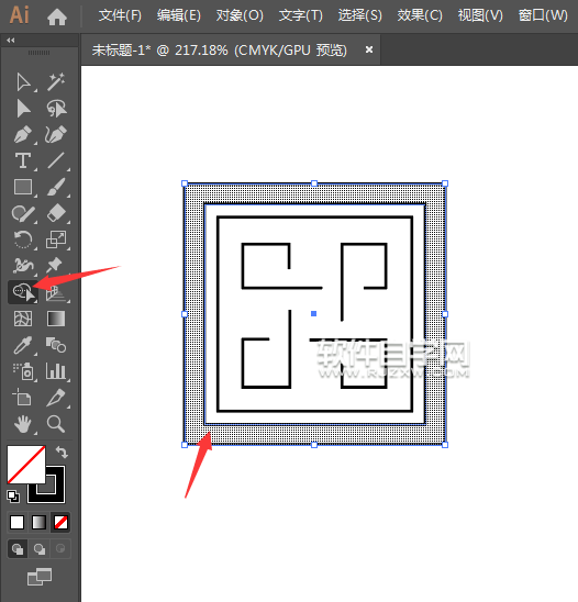 ai怎么畫菱形格子