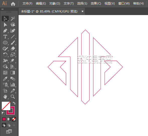 ai怎么用形狀生成制作LOGO