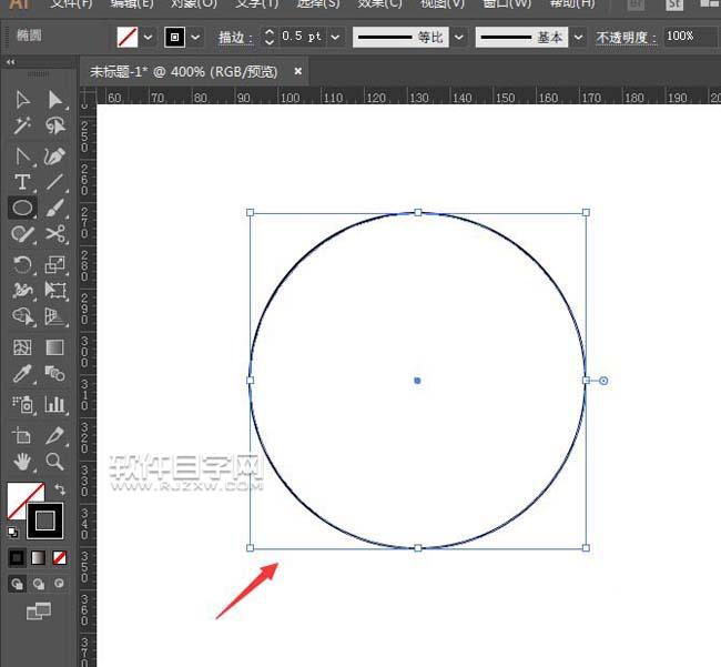 ai怎么把多圓環拉伸成立體效果