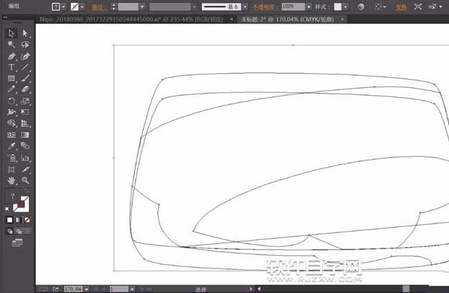 ai設計面包圖案的步驟