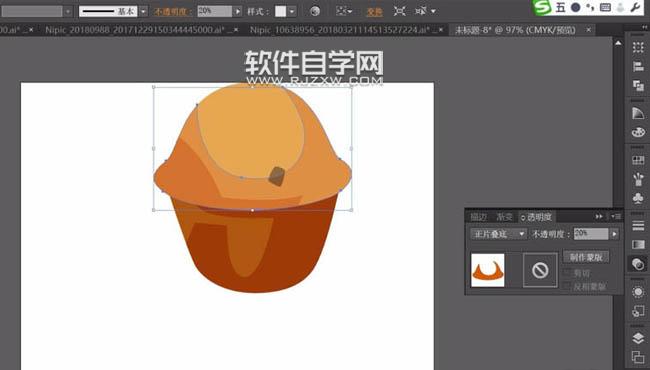 糕點圖案用ai怎么畫