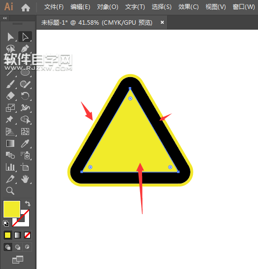 ai怎么設計當心有害氣體中毒標志