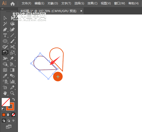 怎么用ai畫一個花邊標志