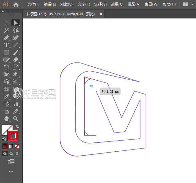 如何用ai軟件畫芒果APP圖標(biāo)