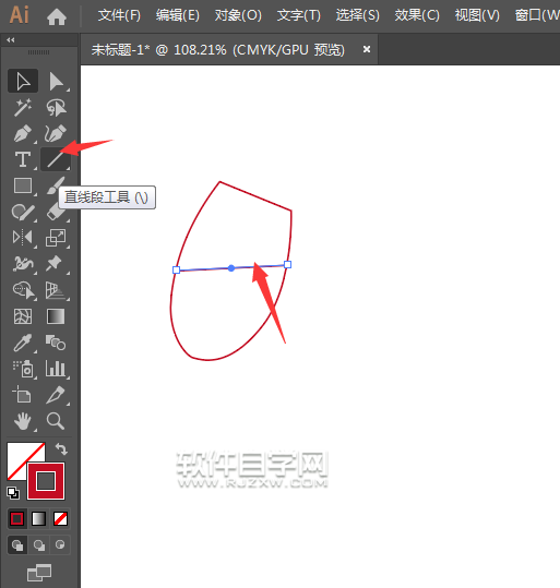 ai怎么畫愛心交杯酒