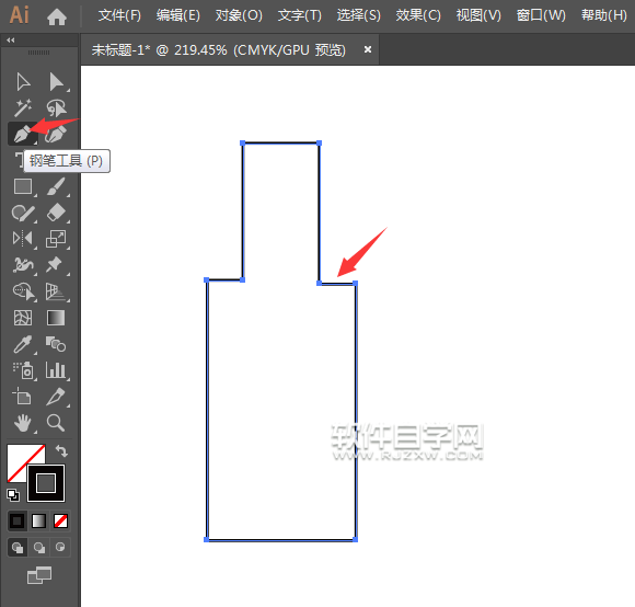 ai怎么畫一個愛心瓶