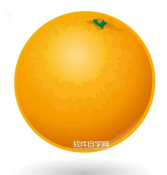 ai怎么畫桔子效果圖