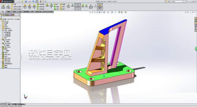 SolidWorks曲面放樣與曲面切除畫圖