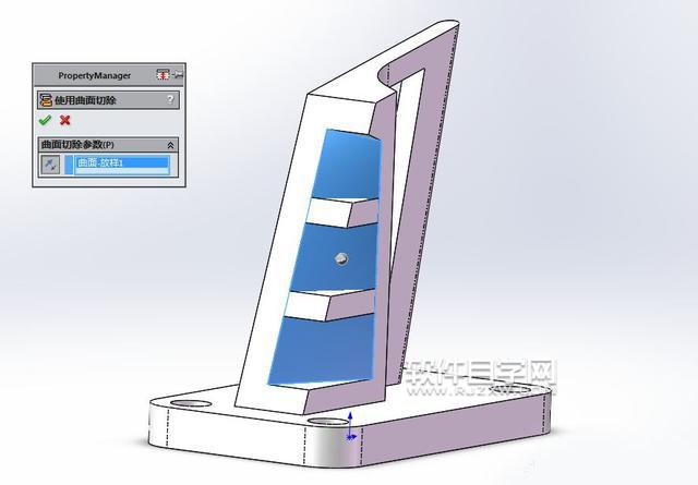 SolidWorks曲面放樣與曲面切除畫圖