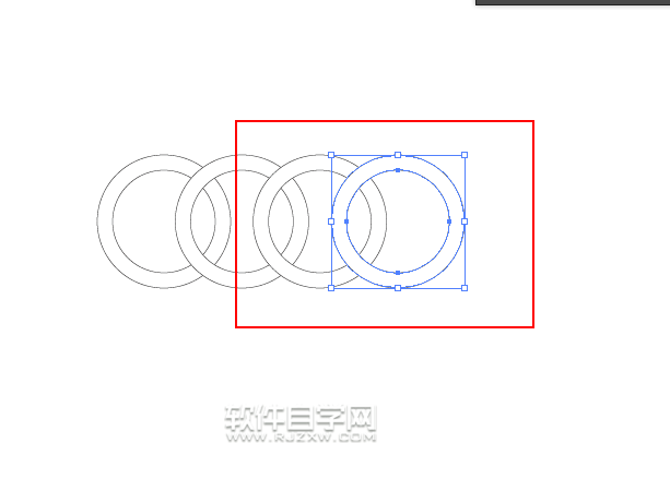 ai怎么畫奧迪標志