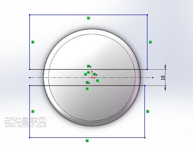 用SW抽殼與旋轉怎么畫圖