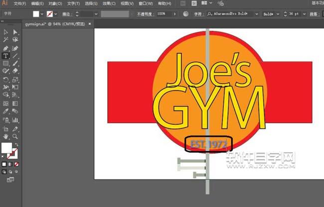 AI怎么設(shè)計(jì)GYM標(biāo)志