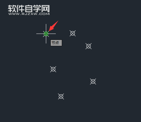 CAD節點設置捕捉連線