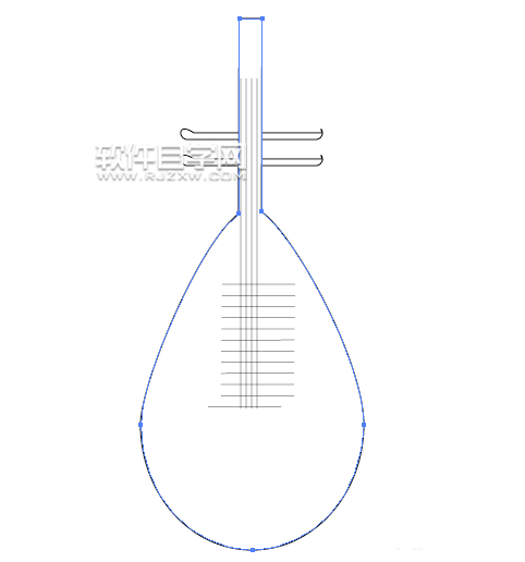古琴ai設計稿的制作方法