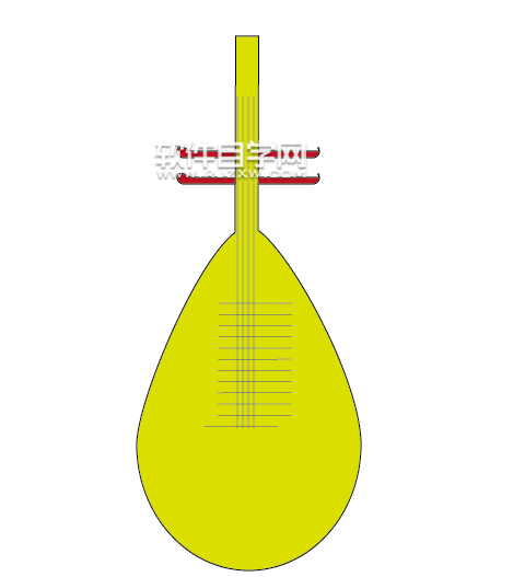 古琴ai設計稿的制作方法