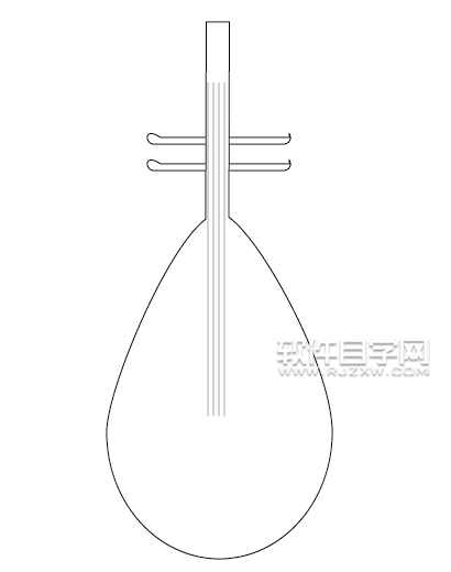 古琴ai設計稿的制作方法