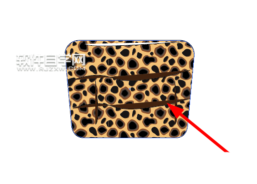 ai怎么設計豹紋手提包