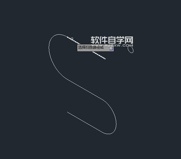 cad中掃掠怎么用