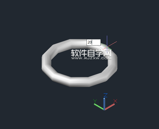 CAD2014怎么畫圓環(huán)體