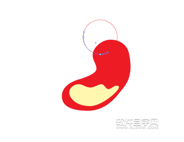 ai怎么畫胃圖標