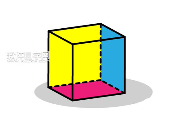 正方形立體感怎么畫