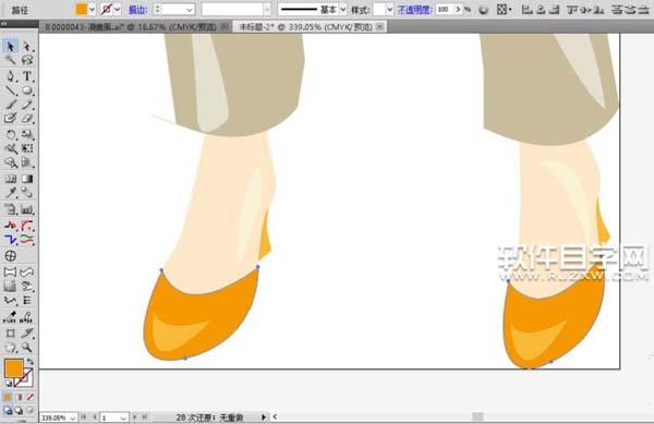 ai怎么畫人物女孩全身