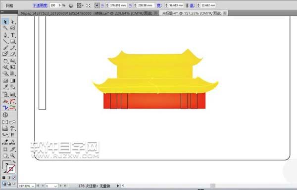 ai怎么畫國慶手抄報