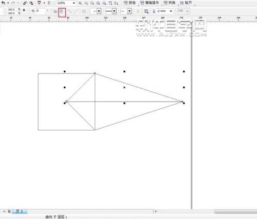 cdr做方向標的方法