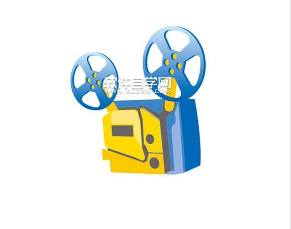 老式放映機怎么用AI設計