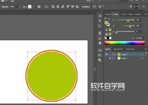 ai怎么畫獼猴桃圖案