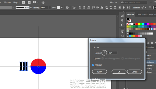 ai怎么畫韓國國旗