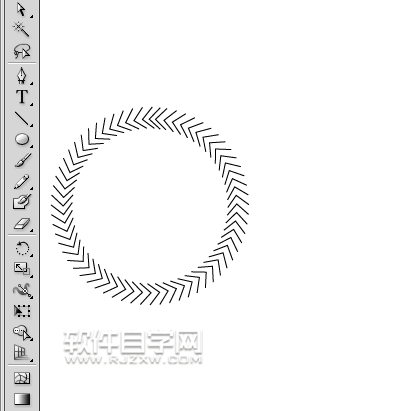 ai怎么旋轉線條