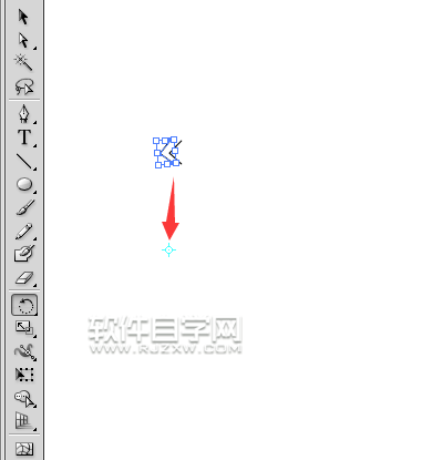 ai怎么旋轉線條