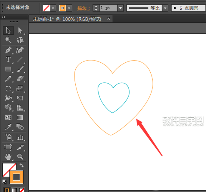 怎么繪制線性漸變的心形