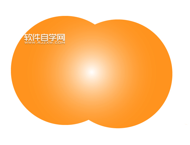 Ai怎么繪制漸變雙圓形