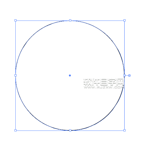 Ai怎么繪制漸變雙圓形