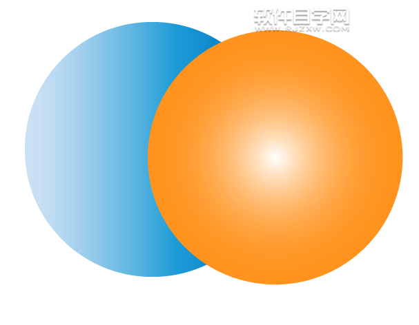 Ai怎么繪制漸變雙圓形