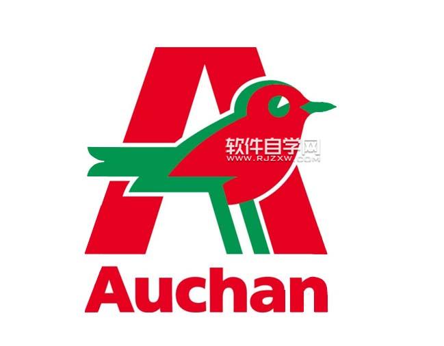 AI怎么設計A字母與鳥組合的LOGO