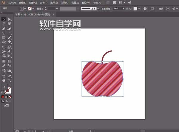 AI蘋果繪制網(wǎng)格風(fēng)