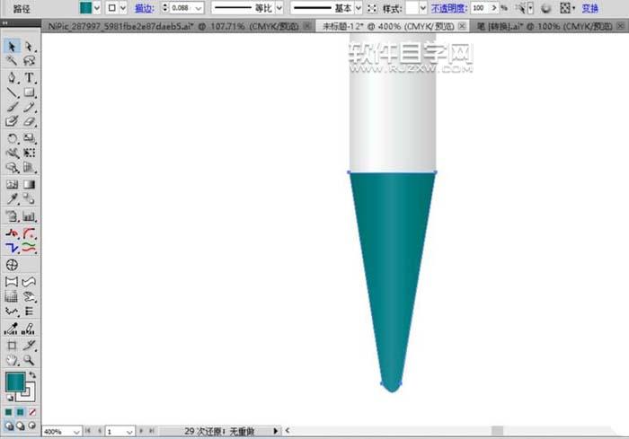 用AI怎么畫圓珠筆