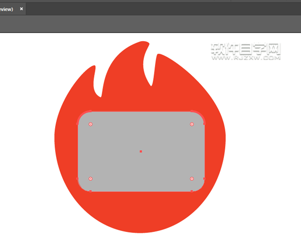 AI怎么畫卡路里符號？