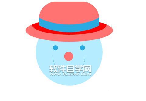 ai怎么繪制圣誕雪人