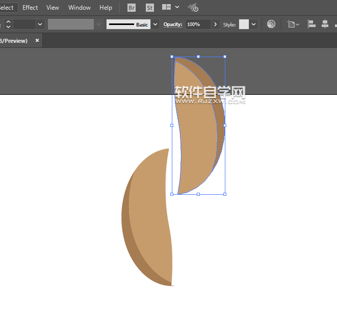 ai怎么繪制咖啡豆呢？