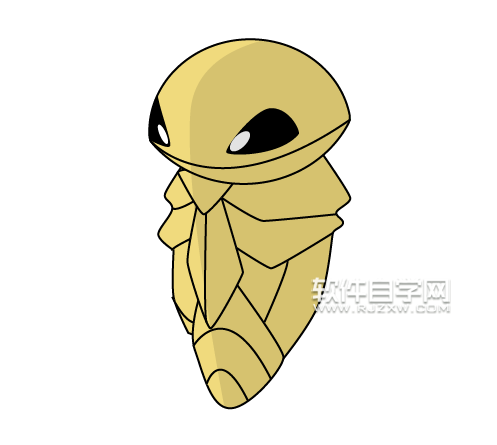 ai怎么繪制鐵殼蛹呢?